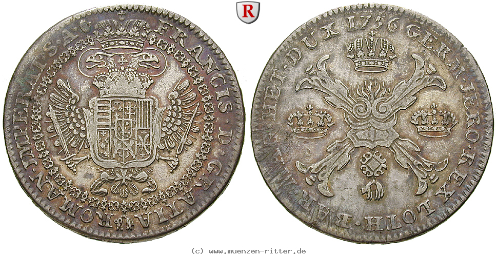 Klicken Sie auf das Bild um es auf Ihrem Rechner zu speichern roemisch-deutsches-reich-franz-i-kronentaler/84060.jpg