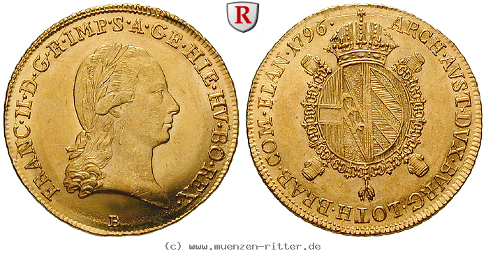 Klicken Sie auf das Bild um es auf Ihrem Rechner zu speichern roemisch-deutsches-reich-franz-ii--i--souverain-d-or/95847.jpg