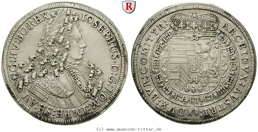 Klicken Sie auf das Bild um es auf Ihrem Rechner zu speichern roemisch-deutsches-reich-joseph-i-1-2-taler/65940.jpg