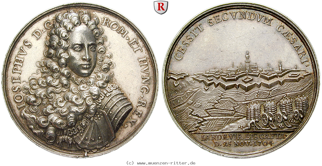 Klicken Sie auf das Bild um es auf Ihrem Rechner zu speichern roemisch-deutsches-reich-joseph-i-silbermedaille/51356.jpg