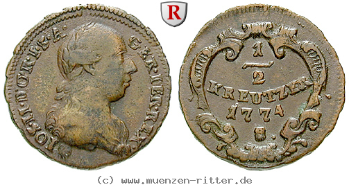 Klicken Sie auf das Bild um es auf Ihrem Rechner zu speichern roemisch-deutsches-reich-joseph-ii-1-2-kreuzer/61076.jpg