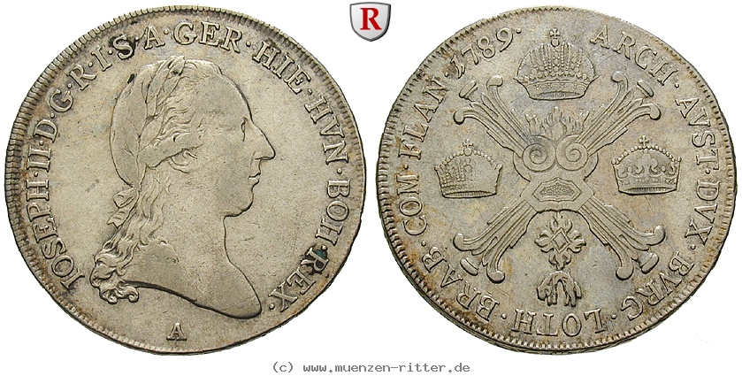 Klicken Sie auf das Bild um es auf Ihrem Rechner zu speichern roemisch-deutsches-reich-joseph-ii-1-2-kronentaler/102121.jpg