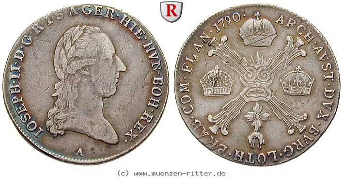 Klicken Sie auf das Bild um es auf Ihrem Rechner zu speichern roemisch-deutsches-reich-joseph-ii-1-4-kronentaler/25317.jpg