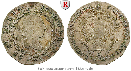 Klicken Sie auf das Bild um es auf Ihrem Rechner zu speichern roemisch-deutsches-reich-joseph-ii-5-kreuzer/34339.jpg