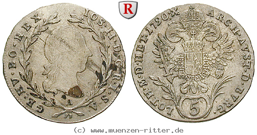 Klicken Sie auf das Bild um es auf Ihrem Rechner zu speichern roemisch-deutsches-reich-joseph-ii-5-kreuzer/61072.jpg