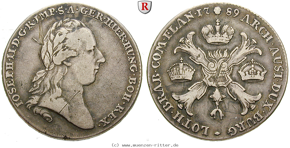 Klicken Sie auf das Bild um es auf Ihrem Rechner zu speichern roemisch-deutsches-reich-joseph-ii-kronentaler/54657.jpg