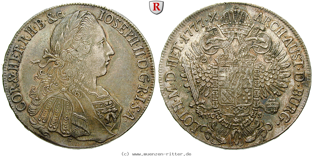 Klicken Sie auf das Bild um es auf Ihrem Rechner zu speichern roemisch-deutsches-reich-joseph-ii-taler/58950.jpg