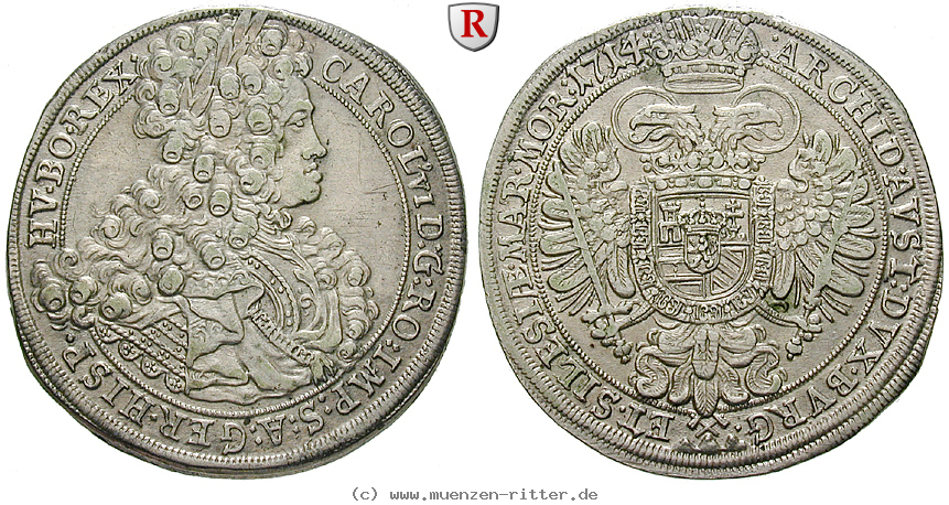 Klicken Sie auf das Bild um es auf Ihrem Rechner zu speichern roemisch-deutsches-reich-karl-vi-1-2-taler/65937.jpg