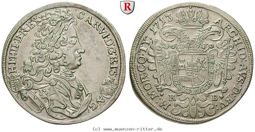 Klicken Sie auf das Bild um es auf Ihrem Rechner zu speichern roemisch-deutsches-reich-karl-vi-1-2-taler/65941.jpg