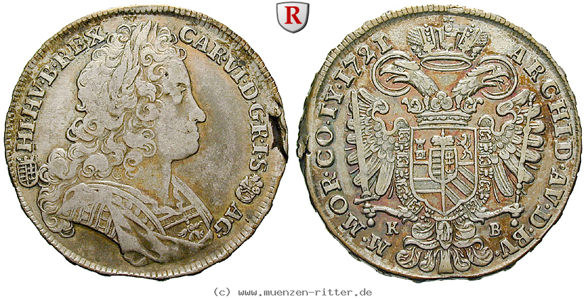 Klicken Sie auf das Bild um es auf Ihrem Rechner zu speichern roemisch-deutsches-reich-karl-vi-1-2-taler/70110.jpg