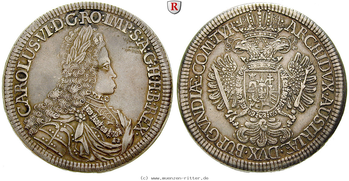 Klicken Sie auf das Bild um es auf Ihrem Rechner zu speichern roemisch-deutsches-reich-karl-vi-doppeltaler/51447.jpg