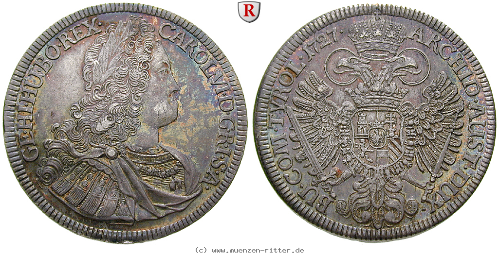Klicken Sie auf das Bild um es auf Ihrem Rechner zu speichern roemisch-deutsches-reich-karl-vi-reichstaler/84058.jpg