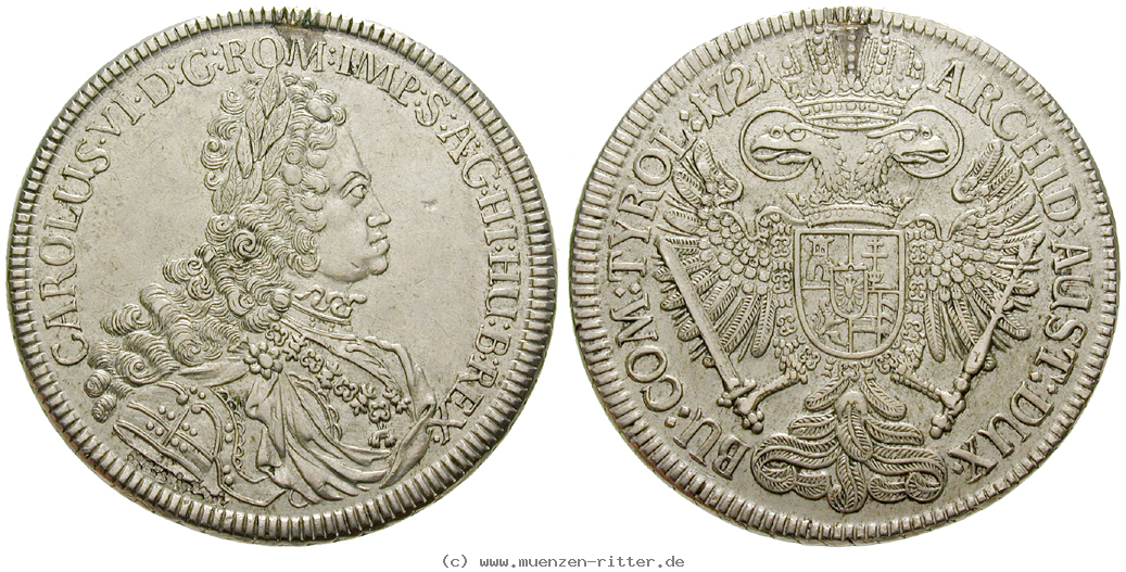 Klicken Sie auf das Bild um es auf Ihrem Rechner zu speichern roemisch-deutsches-reich-karl-vi-taler/46275.jpg