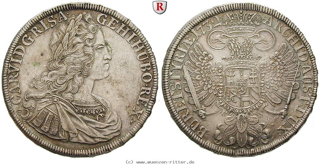 Klicken Sie auf das Bild um es auf Ihrem Rechner zu speichern roemisch-deutsches-reich-karl-vi-taler/51449.jpg