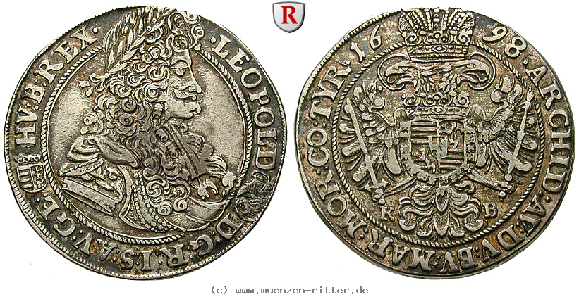 Klicken Sie auf das Bild um es auf Ihrem Rechner zu speichern roemisch-deutsches-reich-leopold-i-1-2-taler/96984.jpg