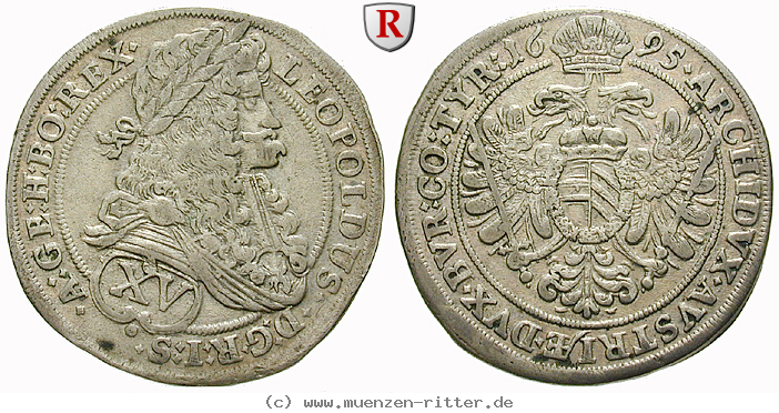 Klicken Sie auf das Bild um es auf Ihrem Rechner zu speichern roemisch-deutsches-reich-leopold-i-15-kreuzer/93843.jpg