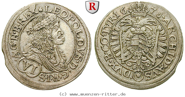Klicken Sie auf das Bild um es auf Ihrem Rechner zu speichern roemisch-deutsches-reich-leopold-i-6-kreuzer/34286.jpg