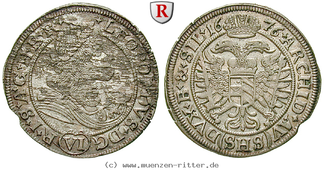 Klicken Sie auf das Bild um es auf Ihrem Rechner zu speichern roemisch-deutsches-reich-leopold-i-6-kreuzer/34541.jpg