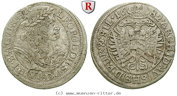 Klicken Sie auf das Bild um es auf Ihrem Rechner zu speichern roemisch-deutsches-reich-leopold-i-6-kreuzer/34546.jpg