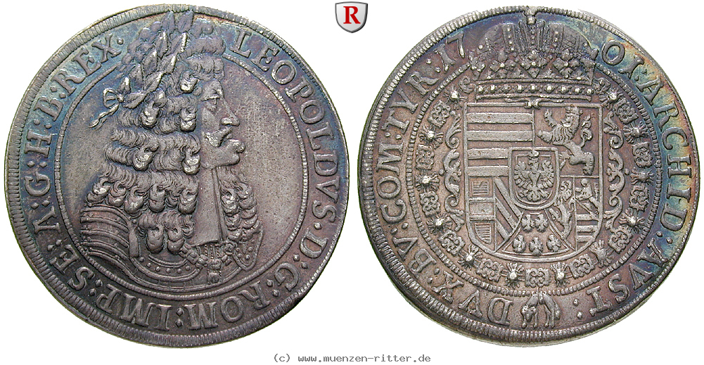 Klicken Sie auf das Bild um es auf Ihrem Rechner zu speichern roemisch-deutsches-reich-leopold-i-reichstaler/84053.jpg