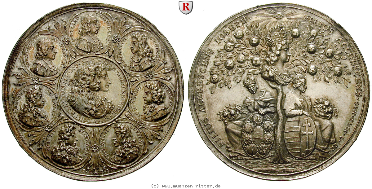 Klicken Sie auf das Bild um es auf Ihrem Rechner zu speichern roemisch-deutsches-reich-leopold-i-silbermedaille/35464.jpg