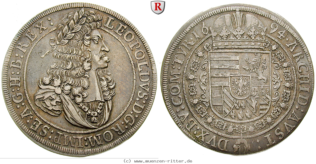 Klicken Sie auf das Bild um es auf Ihrem Rechner zu speichern roemisch-deutsches-reich-leopold-i-taler/53561.jpg