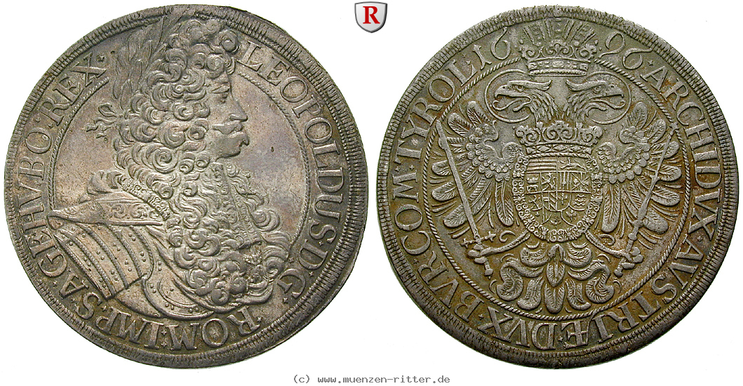Klicken Sie auf das Bild um es auf Ihrem Rechner zu speichern roemisch-deutsches-reich-leopold-i-taler/92198.jpg