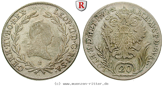 Klicken Sie auf das Bild um es auf Ihrem Rechner zu speichern roemisch-deutsches-reich-leopold-ii-20-kreuzer/61085.jpg