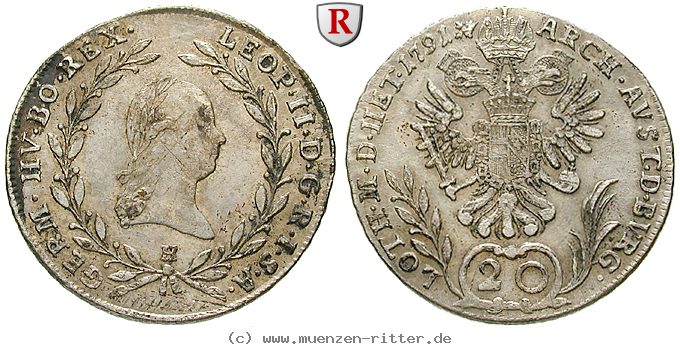 Klicken Sie auf das Bild um es auf Ihrem Rechner zu speichern roemisch-deutsches-reich-leopold-ii-20-kreuzer/61089.jpg