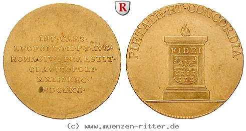 Klicken Sie auf das Bild um es auf Ihrem Rechner zu speichern roemisch-deutsches-reich-leopold-ii-3-4-dukat/72945.jpg
