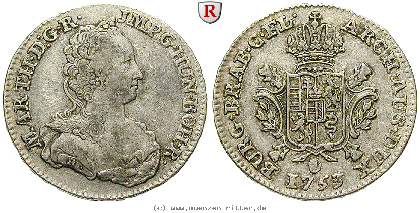 Klicken Sie auf das Bild um es auf Ihrem Rechner zu speichern roemisch-deutsches-reich-maria-theresia-1-2-ducaton/46980.jpg