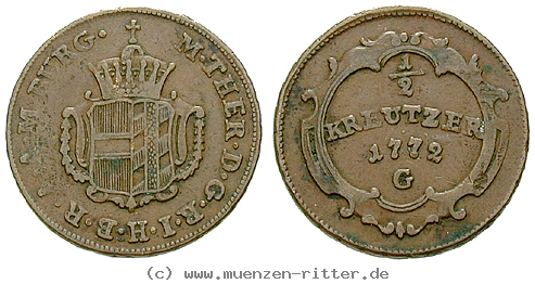 Klicken Sie auf das Bild um es auf Ihrem Rechner zu speichern roemisch-deutsches-reich-maria-theresia-1-2-kreuzer/18411.jpg
