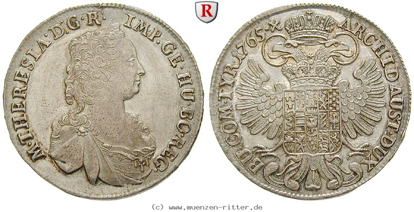Klicken Sie auf das Bild um es auf Ihrem Rechner zu speichern roemisch-deutsches-reich-maria-theresia-1-2-taler/51467.jpg
