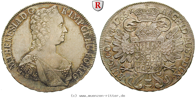 Klicken Sie auf das Bild um es auf Ihrem Rechner zu speichern roemisch-deutsches-reich-maria-theresia-1-2-taler/53569.jpg