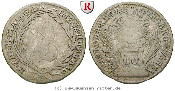 Klicken Sie auf das Bild um es auf Ihrem Rechner zu speichern roemisch-deutsches-reich-maria-theresia-10-kreuzer/61039.jpg