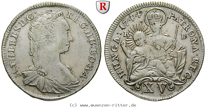 Klicken Sie auf das Bild um es auf Ihrem Rechner zu speichern roemisch-deutsches-reich-maria-theresia-15-kreuzer/85706.jpg