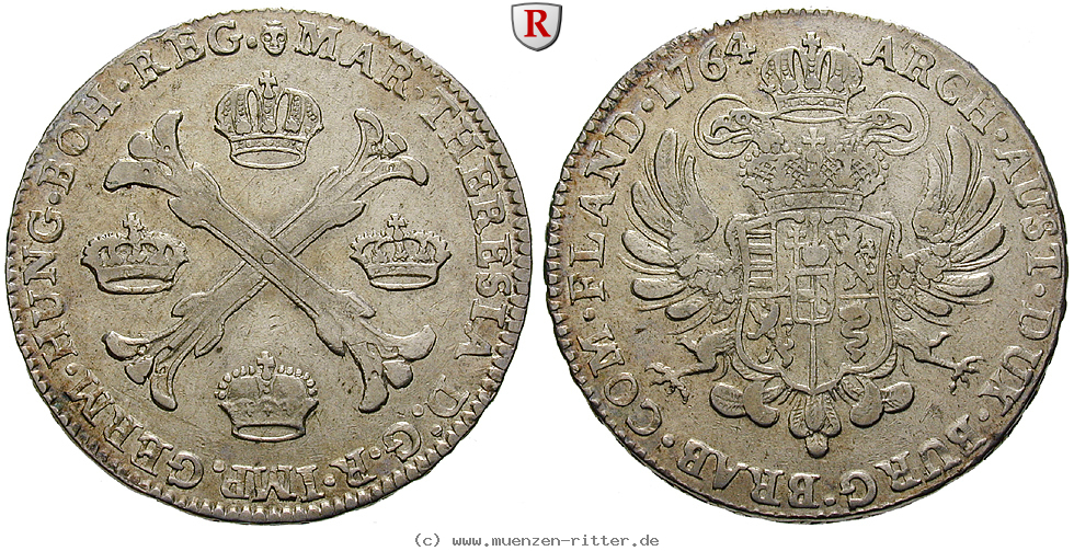 Klicken Sie auf das Bild um es auf Ihrem Rechner zu speichern roemisch-deutsches-reich-maria-theresia-kronentaler/102122.jpg