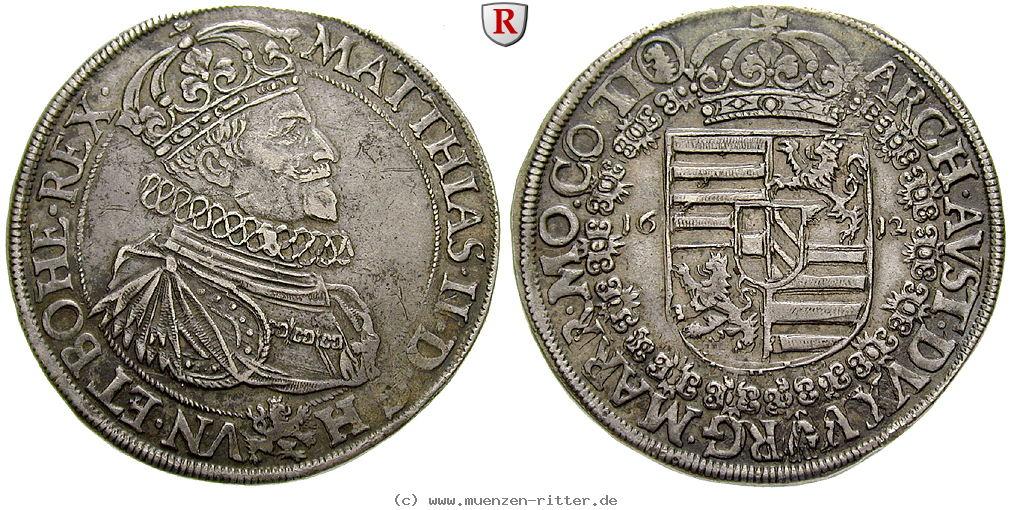 Klicken Sie auf das Bild um es auf Ihrem Rechner zu speichern roemisch-deutsches-reich-matthias-ii-reichstaler/73534.jpg