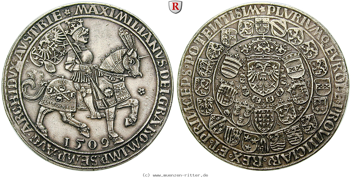 Klicken Sie auf das Bild um es auf Ihrem Rechner zu speichern roemisch-deutsches-reich-maximilian-i-doppelter-schauguldiner/74867.jpg