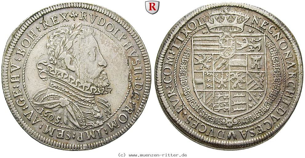 Klicken Sie auf das Bild um es auf Ihrem Rechner zu speichern roemisch-deutsches-reich-rudolf-ii-taler/72699.jpg