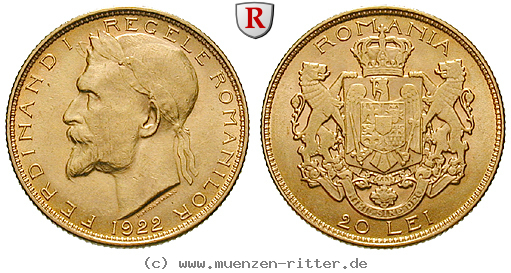 Klicken Sie auf das Bild um es auf Ihrem Rechner zu speichern rumaenien-ferdinand-i-20-lei/49731.jpg
