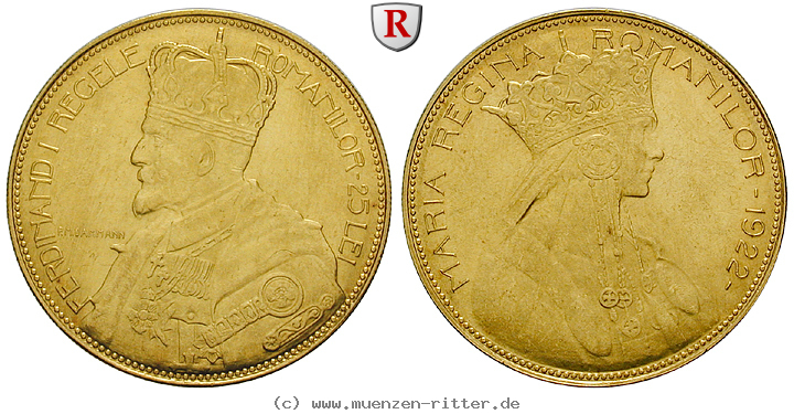 Klicken Sie auf das Bild um es auf Ihrem Rechner zu speichern rumaenien-ferdinand-i-25-lei/92552.jpg