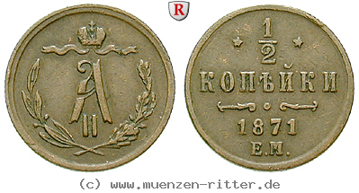 Klicken Sie auf das Bild um es auf Ihrem Rechner zu speichern russland-alexander-ii-1-2-kopeke/80322.jpg