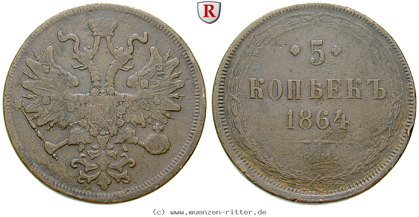 Klicken Sie auf das Bild um es auf Ihrem Rechner zu speichern russland-alexander-ii-5-kopeken/80050.jpg