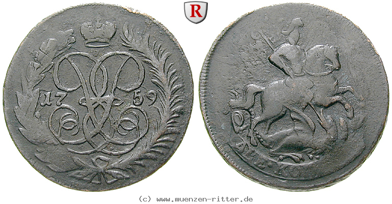 Klicken Sie auf das Bild um es auf Ihrem Rechner zu speichern russland-elisabeth-2-kopeken/16566.jpg