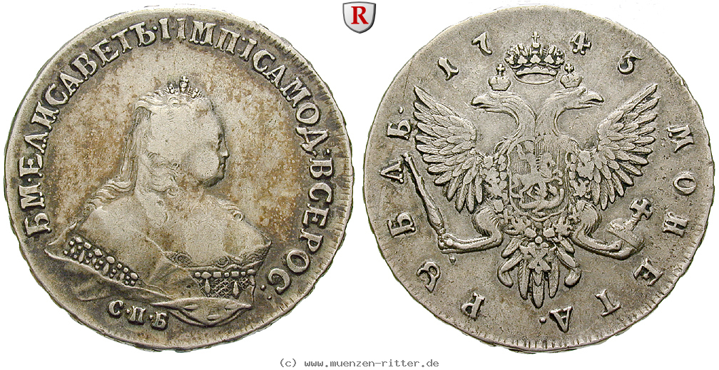 Klicken Sie auf das Bild um es auf Ihrem Rechner zu speichern russland-elisabeth-rubel/51292.jpg
