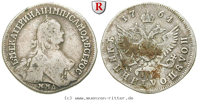 Klicken Sie auf das Bild um es auf Ihrem Rechner zu speichern russland-katharina-ii-1-2-poltina/77522.jpg
