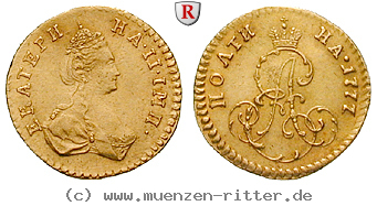 Klicken Sie auf das Bild um es auf Ihrem Rechner zu speichern russland-katharina-ii-1-2-rubel-poltina/31270.jpg