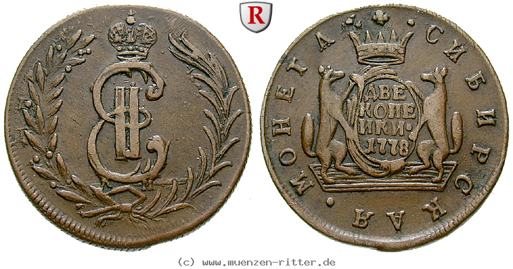 Klicken Sie auf das Bild um es auf Ihrem Rechner zu speichern russland-katharina-ii-2-kopeken/61561.jpg