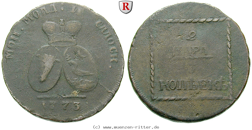 Klicken Sie auf das Bild um es auf Ihrem Rechner zu speichern russland-katharina-ii-2-para--3-kopeken/47223.jpg